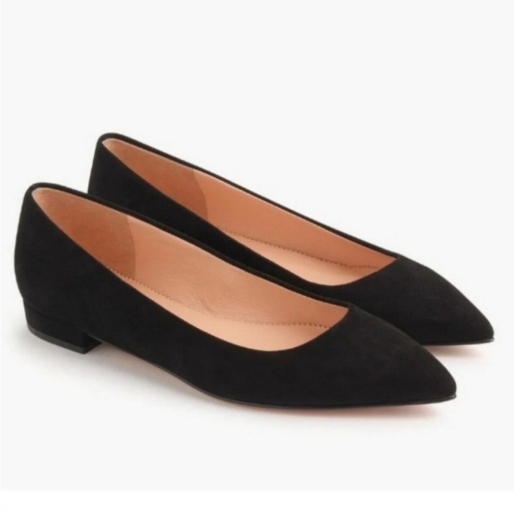J CREW Suede pointed toe flats 8.5.